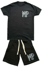 Load image into Gallery viewer, Downing T-Shirt and Shorts Set Black