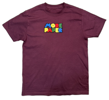 Load image into Gallery viewer, SuperPaper T-Shirt Burgundy
