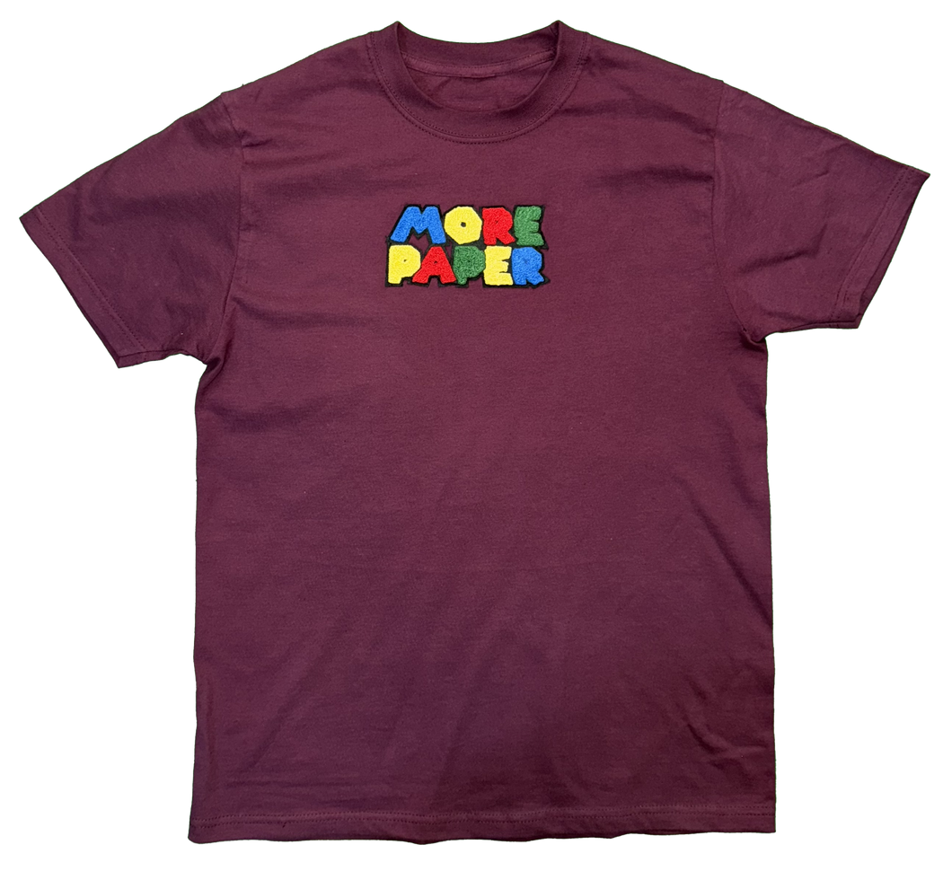 SuperPaper T-Shirt Burgundy