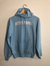 Load image into Gallery viewer, More Paper Embroidery Hoodie Baby Blue
