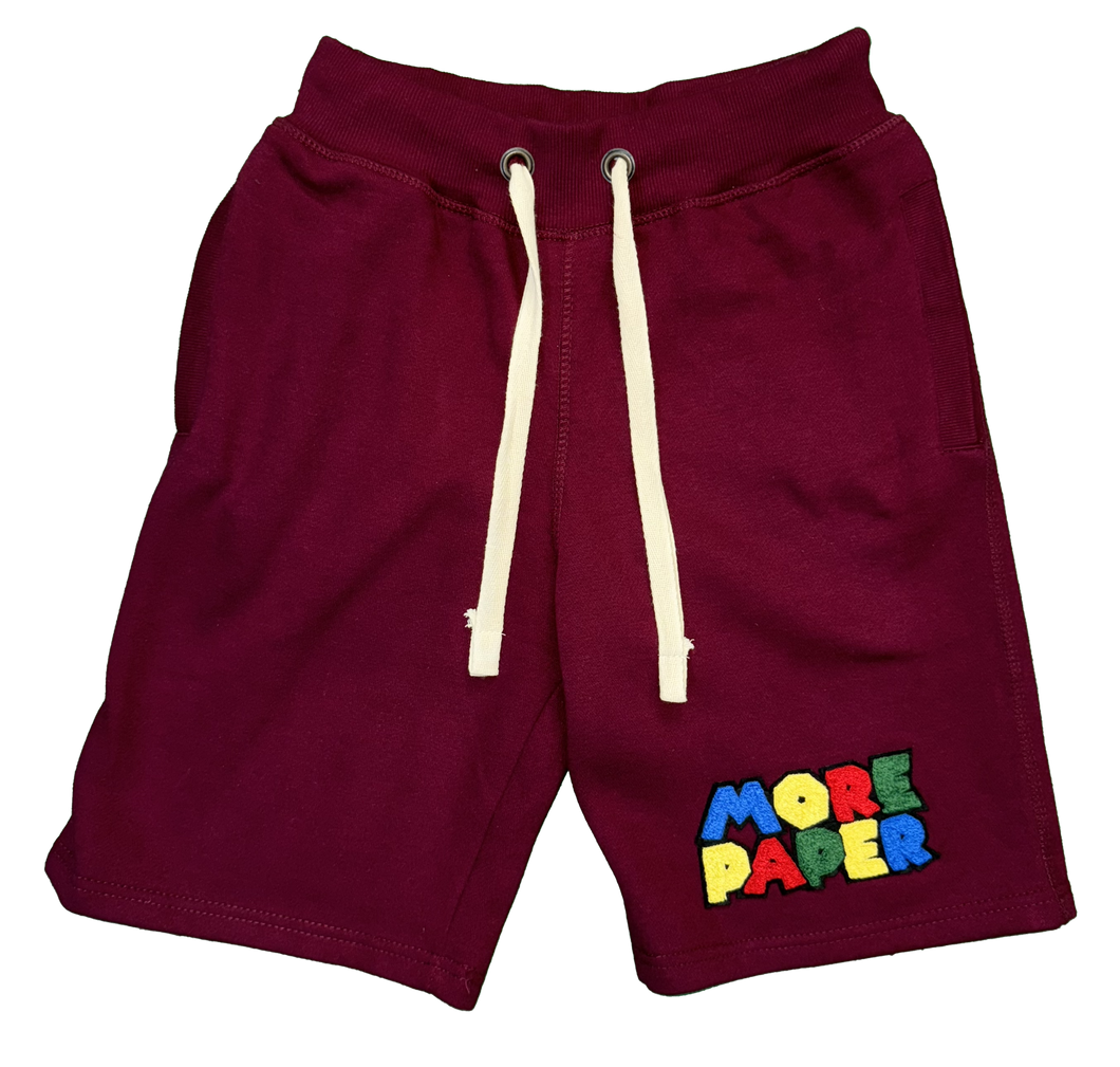 SuperPaper Shorts Burgundy