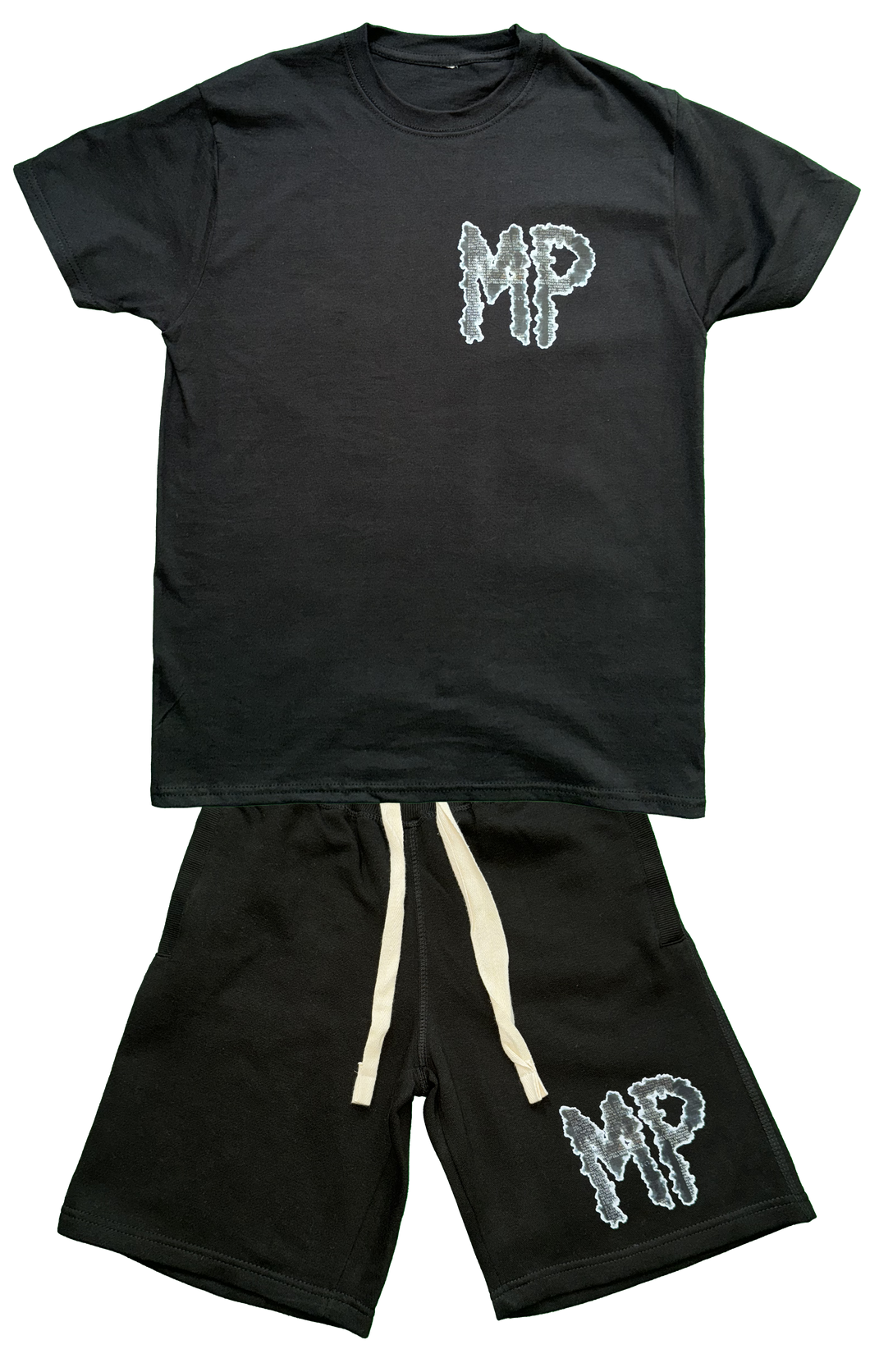 Downing T-Shirt and Shorts Set Black