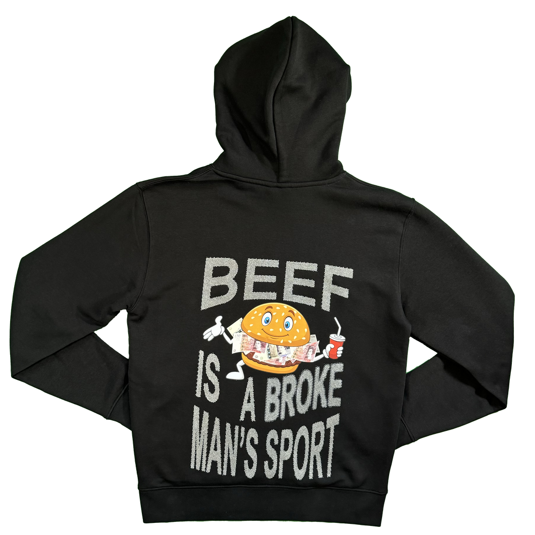 PaperBurger Hoodie Black