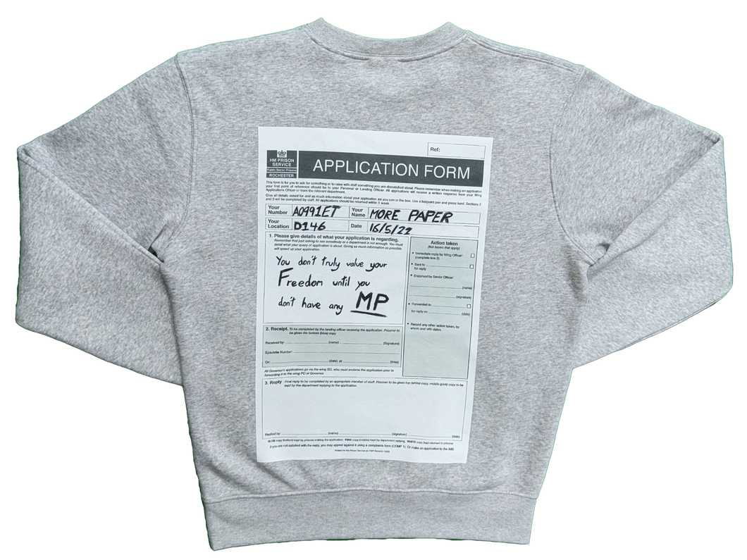 Application Sweatshirt Grey