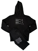 Load image into Gallery viewer, IWNS Cannabis Tracksuit Black
