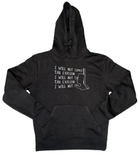 Load image into Gallery viewer, IWNC Tax Evasion Hoodie Black
