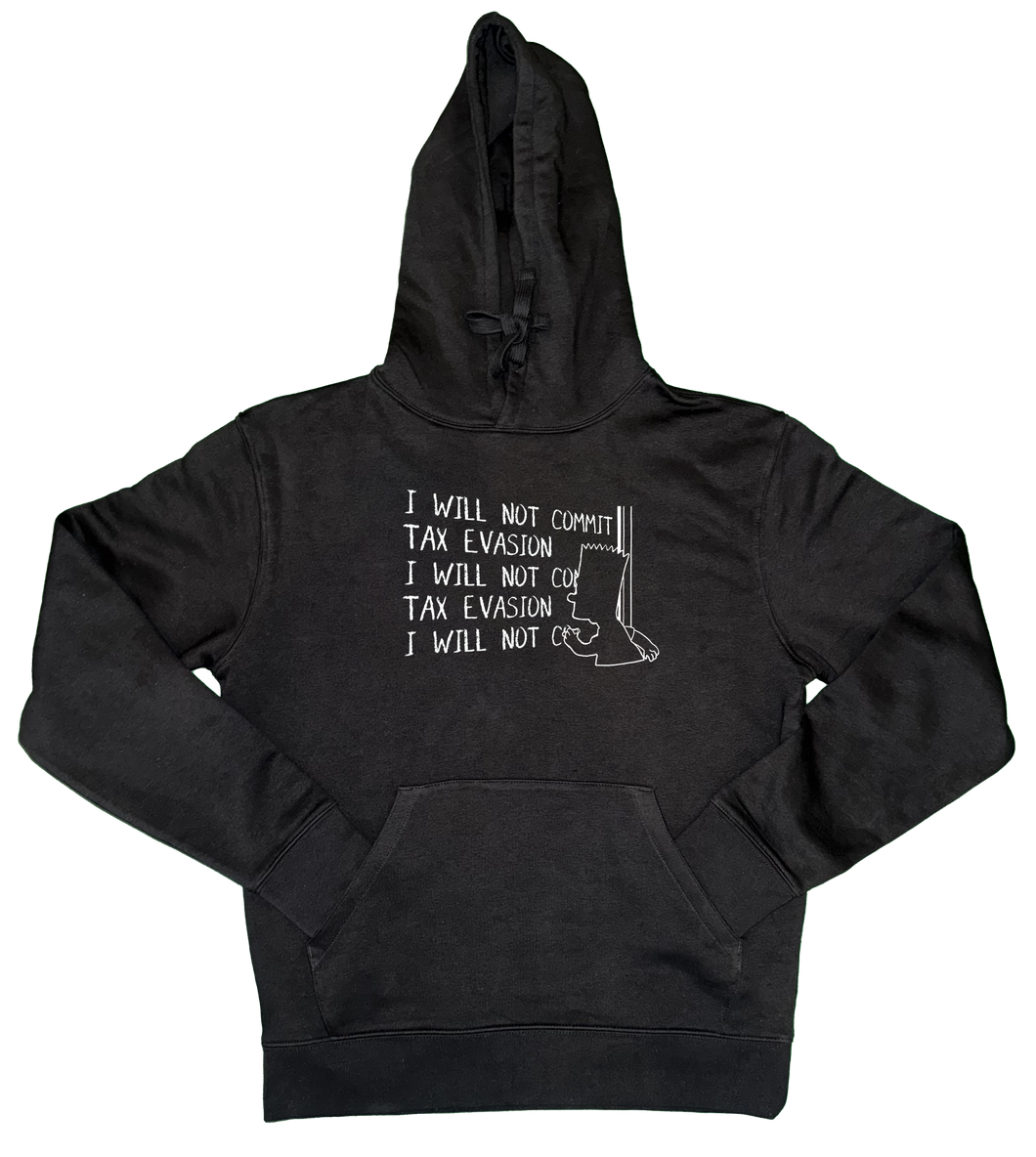 IWNC Tax Evasion Hoodie Black