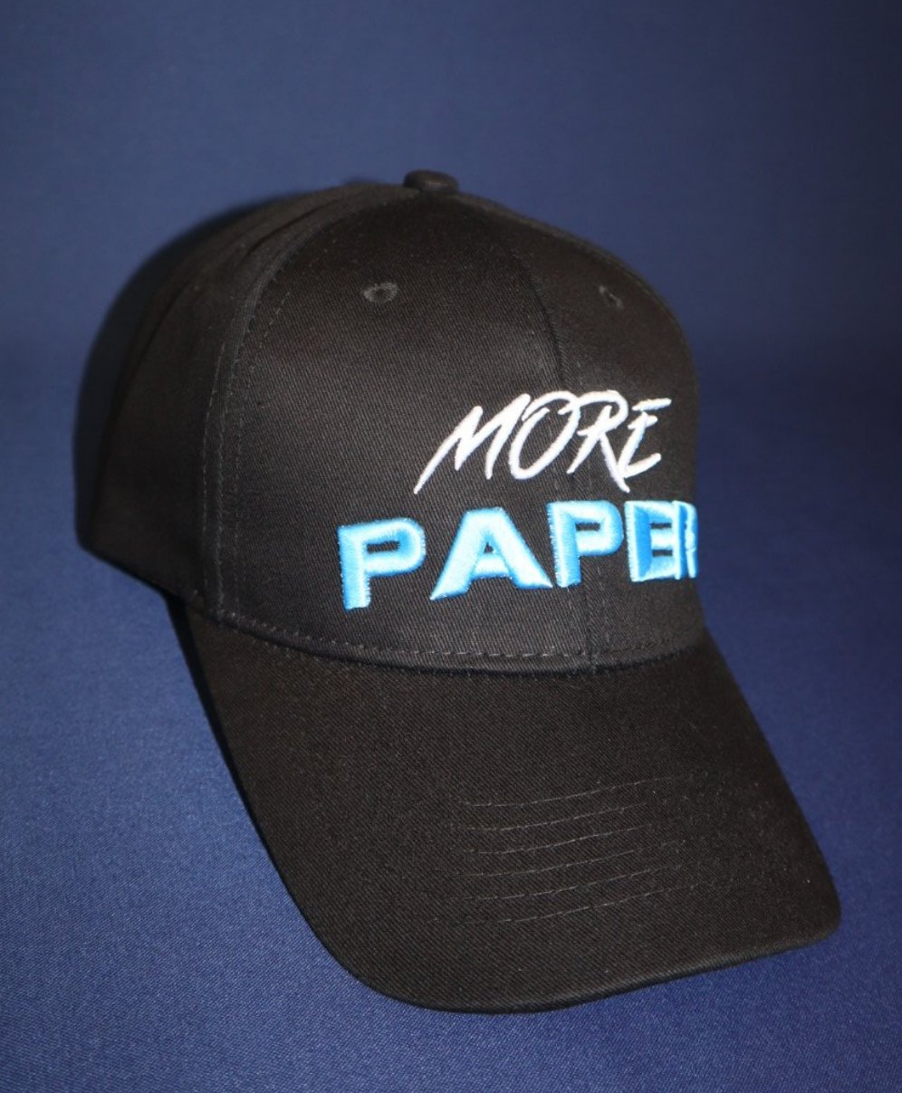 More Paper Cap - Black