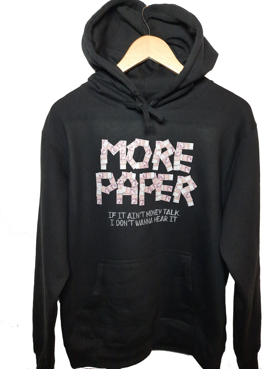 Money Talk Hoodie Black