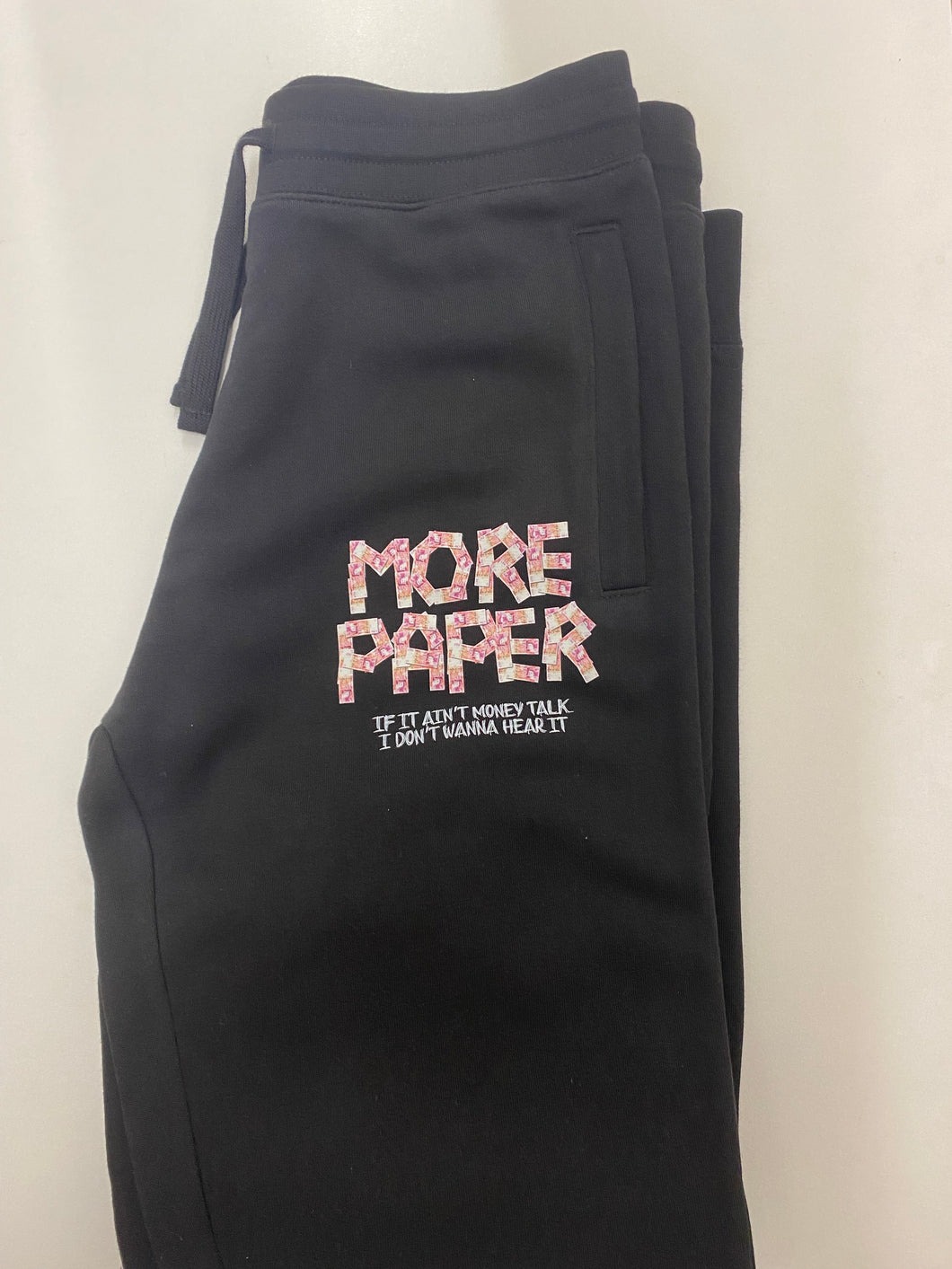 More Paper Notes Joggers Black