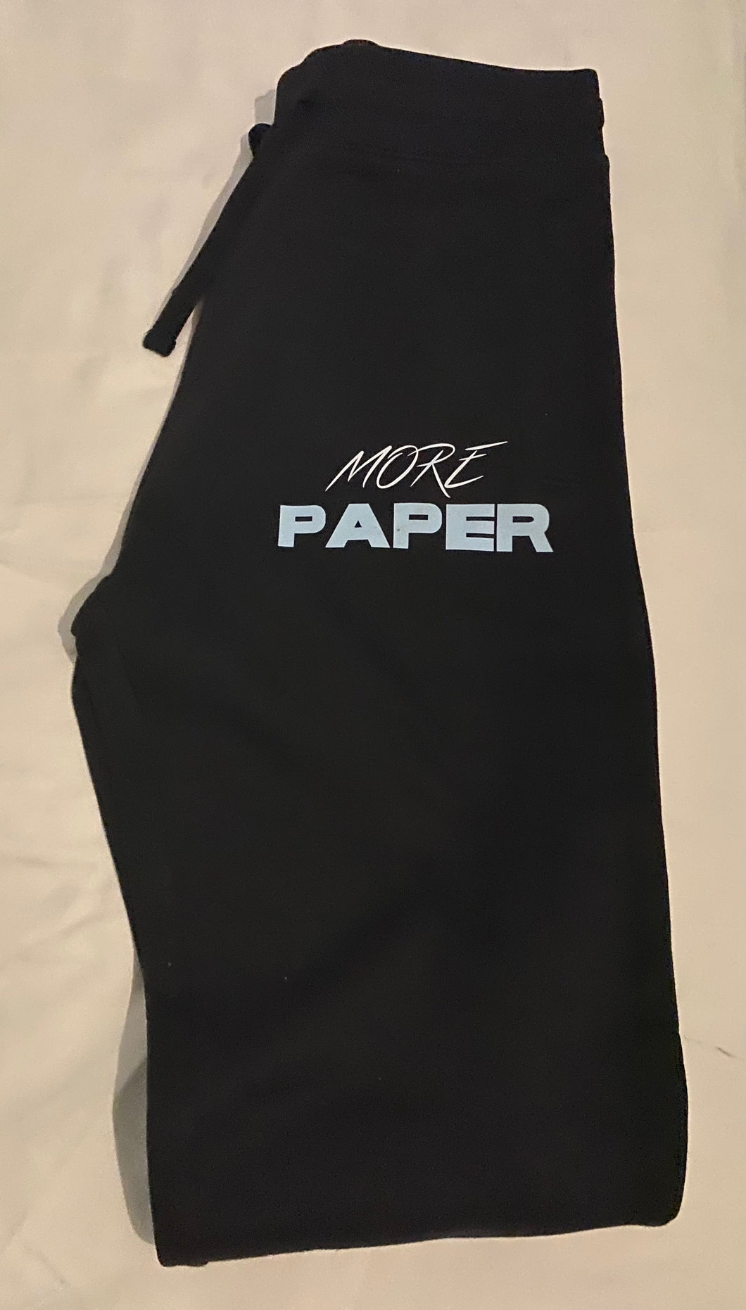 More Paper Essential Joggers Light Blue/Black