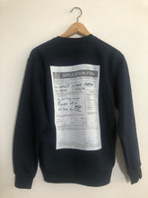 Load image into Gallery viewer, Application Sweatshirt Navy
